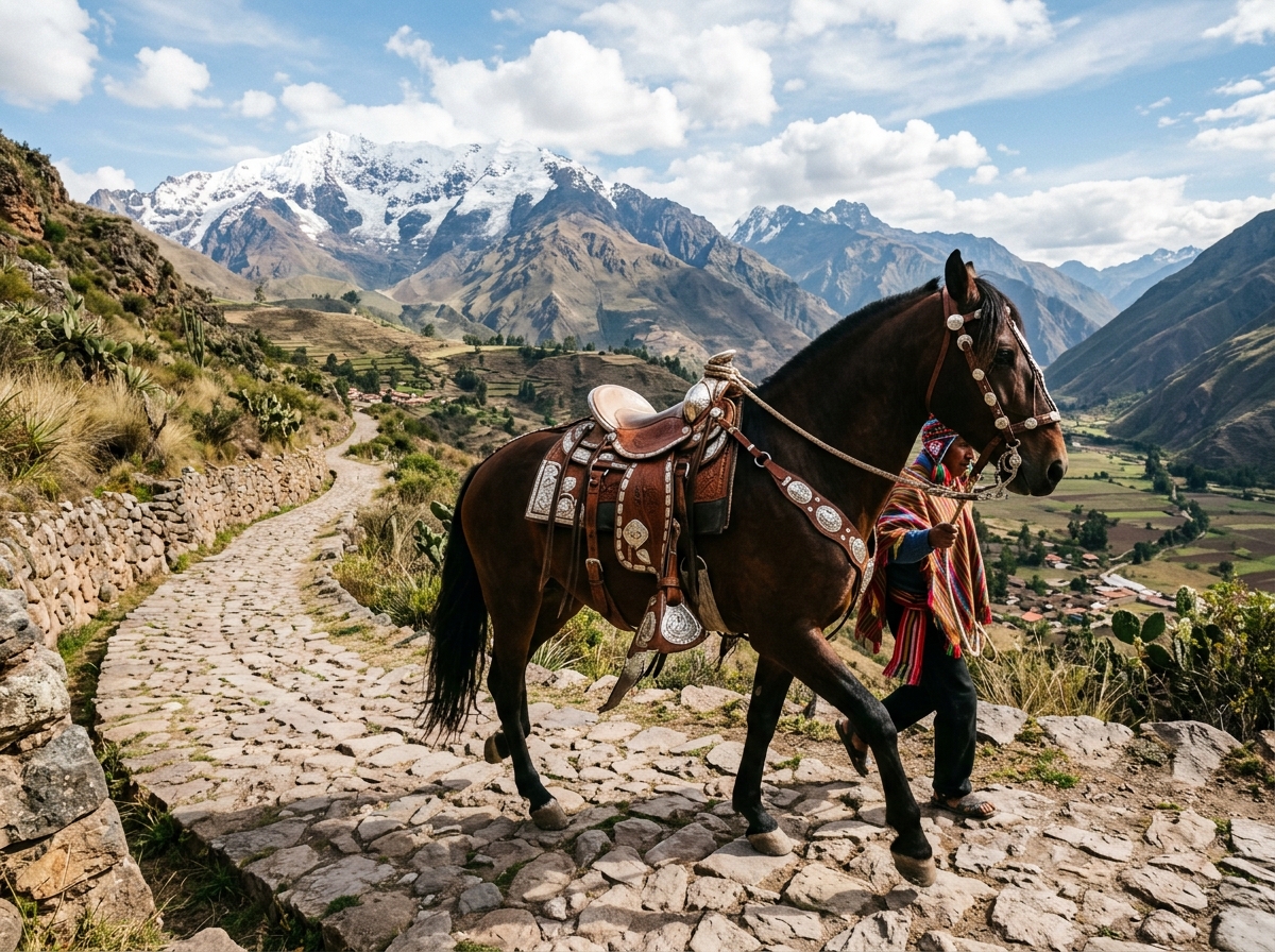 Cabalgata de Caballos de Paso en el Qhapaq Ñan